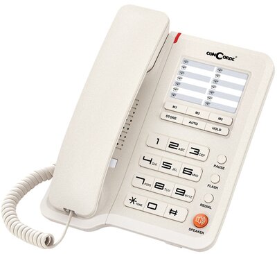 ConCorde A40 Vezetékes telefon - Fehér