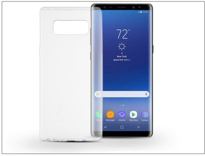 Haffner PT-4255 Samsung N950F Galaxy Note 8 ultravékony szilikon hátlap - Átlátszó
