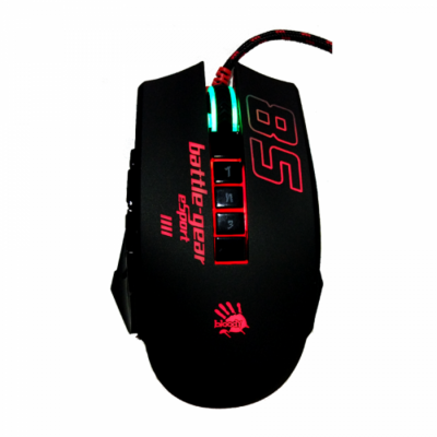 A4Tech Bloody P85 Sport Gaming Egér + B-083 Egérpad - Fekete