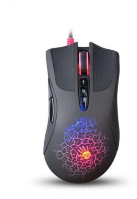 A4Tech Bloody A90 Gaming Egér + B-083 Egérpad - Fekete