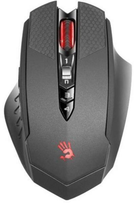 A4Tech Bloody RT7 Terminator Gaming Egér + B-083 Egérpad - Fekete