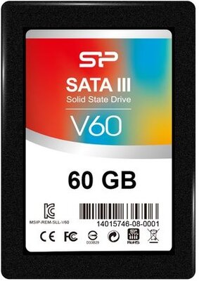 Silicon Power 60GB Velox V60 2.5" SATA3 SSD /Beépítőkerettel/