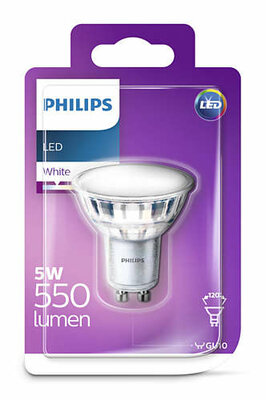 Philips LED Spot izzó 5 W 550 lm 4000K GU10 - Fehér