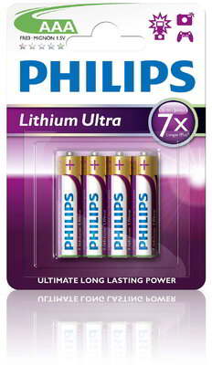Philips Lithium Ultra FR03LB4A/10 AAA mini ceruzaelem (4db/csomag)