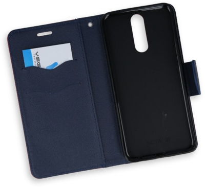 Magnet Huawei Mate 10 Lite flip tok - Fekete