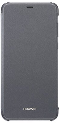 Huawei P Smart gyári flip tok - Fekete