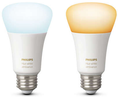 Philips Hue White Ambiance 2x9,5W E27 LED izzó szett - Meleg fehértől Hideg fehérig