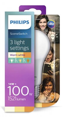 Philips LED izzó 14W 150lm 2700K E27 - Meleg fehér