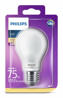 Philips LED izzó 8,5W 1055lm 2700K E27 - Meleg fehér