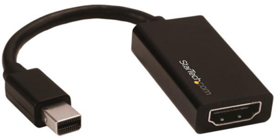 Startech MDP2HD4K60S Mini DisplayPort apa - HDMI anya adapter - Fekete