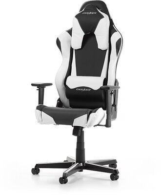 DXRacer Racing Shield R1-NW Gamer szék - Fekete/Fehér