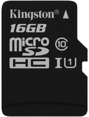 Kingston 16GB Canvas Select microSDHC UHS-I CL10 memóriakártya