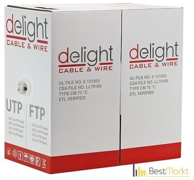 Delight FTP Cat6 305m Fali kábel