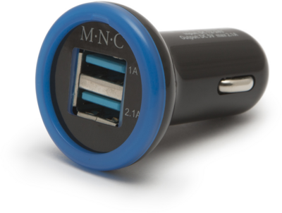MNC Autós 2x USB töltő (5V / 2.1A) Fekete