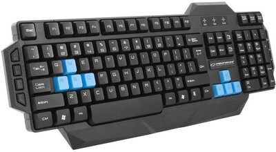 Esperanza EGK200B Seaker USB Gaming Billentyűzet ENG - Fekete