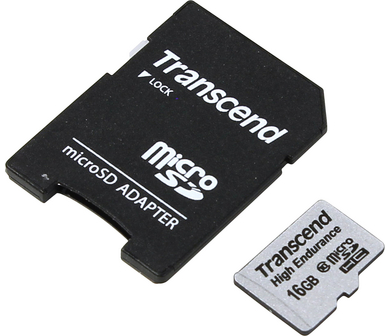 Transcend 16GB MicroSDHC UHS-I CL10 memóriakártya + Adapter