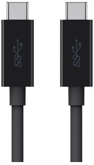 Belkin F2CU049BT2M-BLK USB-C (apa - apa) kábel 2m - Fekete