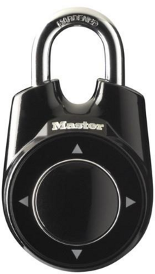 MasterLock One mozgás-kombinációs lakat - Fekete (55mm)
