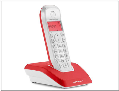 Motorola Startac S1201+ DECT Asztali telefon - Fehér/Piros