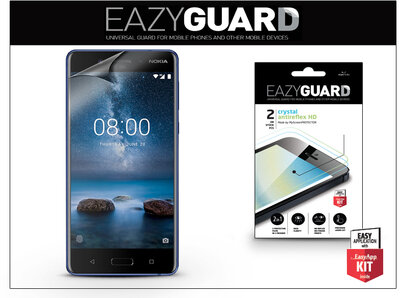 EazyGuard LA-1243 Crystal/Antireflex HD Nokia 8 képernyővédő fólia - 2 db/csomag