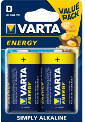 Varta 4120229412 Energy D Alkáli elem (2db/csomag)