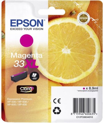 Epson T3363 (33XL) Tintapatron Magenta