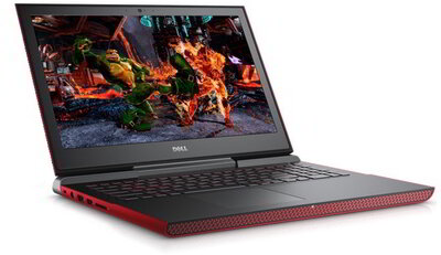 Dell Inspiron 15 7577 15.6" Gamer Notebook - Piros Linux