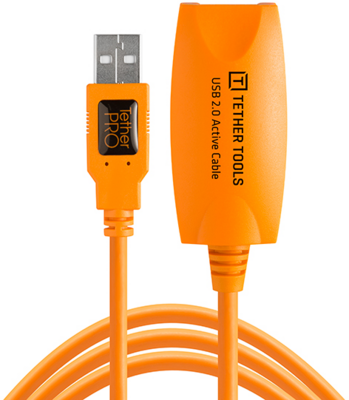 Tether Tools CU19 TetherPro USB 2.0 Aktív hosszabbító kábel 5m Narancs