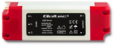 Qoltec 50934 48W Impulse power supply LED tápegységet