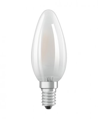 Osram 40 non-dim 4W E14 LED Star Gyertya Matt - Meleg fehér