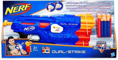 Hasbro B4620 Nerf N-Strike Elite: Dual-Strike szivacslövő puska