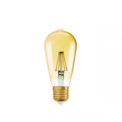 Osram 51 non-dim 6.5W E27 LED Vintage 1906 Edison Arany üveg izzó - Meleg fehér