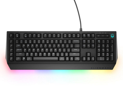 Dell Alienware Advanced (AW568) Mechanical Gaming Billentyűzet US - Fekete