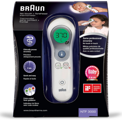 Braun No Touch NTF3000 Homlokmérő gyermekeknek