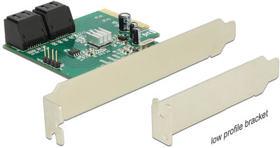 DeLOCK 89395 4x belső SATA port bővítő PCIe kártya