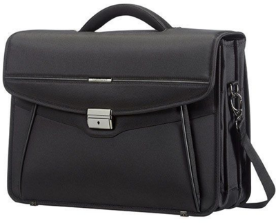 Samsonite Desklite Briefcase 3 Gussets 15,6' Notebook táska - Fekete