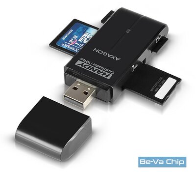 AXAGON CRE-D4B USB Külső Kártyaolvasó