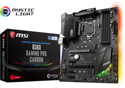 MSI B360 GAMING PRO CARBON Alaplap