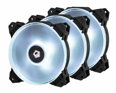 ID-Cooling SF-12025-RGB-TRIO 120mm PWM rendszerhűtő (3db/csomag)