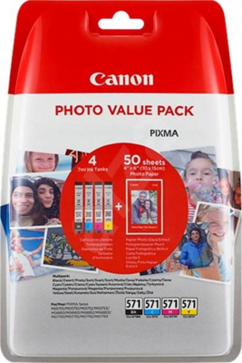 Canon CL571XL Eredeti Tintapatron csomag - C/M/Y/K