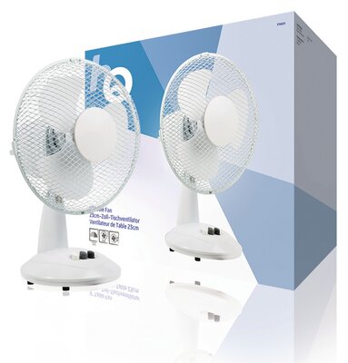 HQ FN09 Asztali Ventilátor 23 cm - Fehér