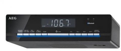 AEG KRC 4361 Rádiós ébresztőóra Bluetooth - Fekete