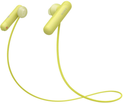 Sony WISP500Y Bluetooth sport fülhallgató headset Sárga