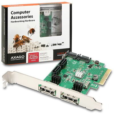 Axagon PCES-SH4 6x SATA port bővítő PCIe kártya