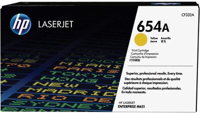 HP 654A festékkazetta - sárga