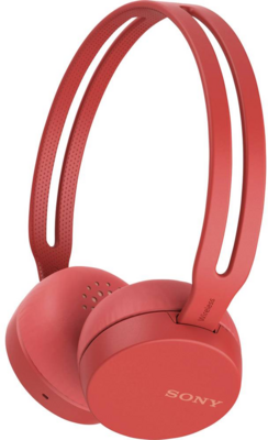 Sony WHCH400R Bluetooth fejhallgató Piros