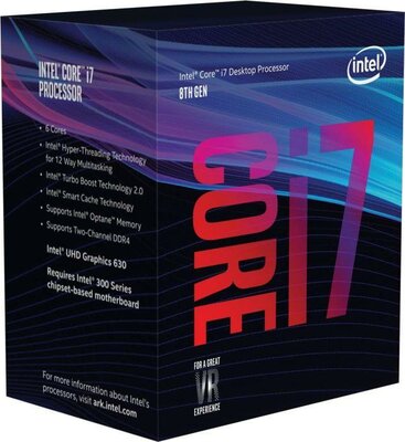 Intel Core i7-8700 3.20GHz (s1151) Processzor - BOX + Intel Optane 16GB
