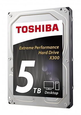 Toshiba 5TB X300 SATA3 3.5" desktop HDD