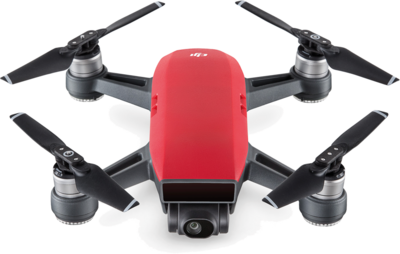 DJI SPARK drone (Lava Red)