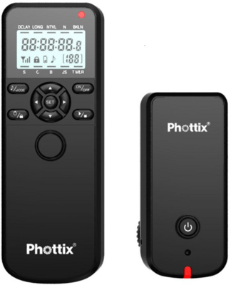 Phottix Aion Vezeték nélküli időzítő és távkioldó (minden kábellel)